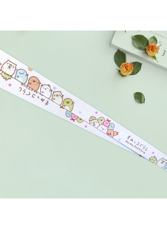 Sehan Korean Style Cute Cartoon Neck Strap For Phone, Keychain, Usb, Id Card - Wide Strap For Apple, Huawei - Portable Anti-lost Durable Neck Lanyard - Image 3
