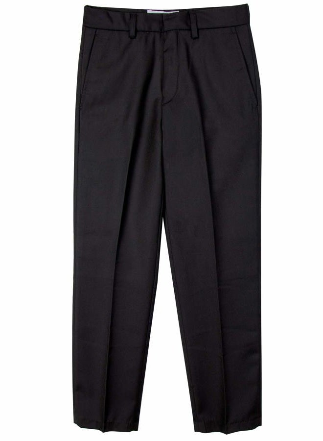 Spring Notion Boys' Dress Pants and Shirt 14 Black/White - Image 3