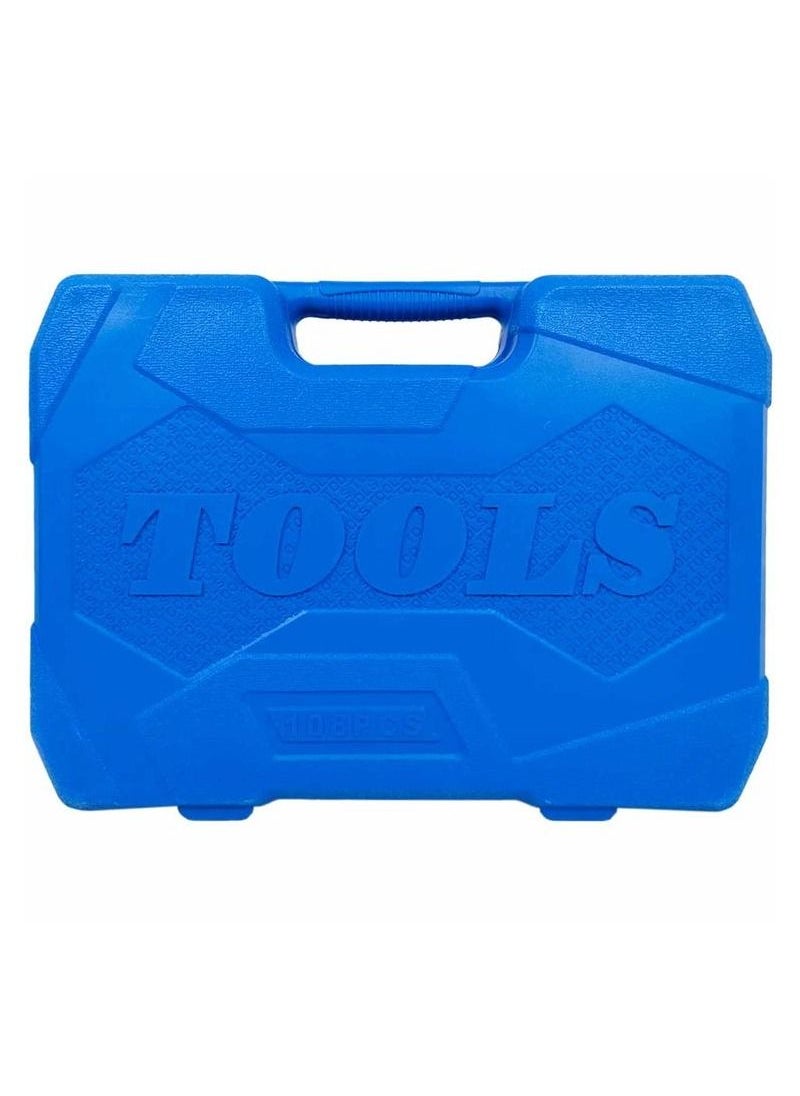 Tools New Tools-108 Pcs Wrench Tool Set Screwdriver Bit Set 1/4 1/2 DR.Socket Bit Set  - Image 5