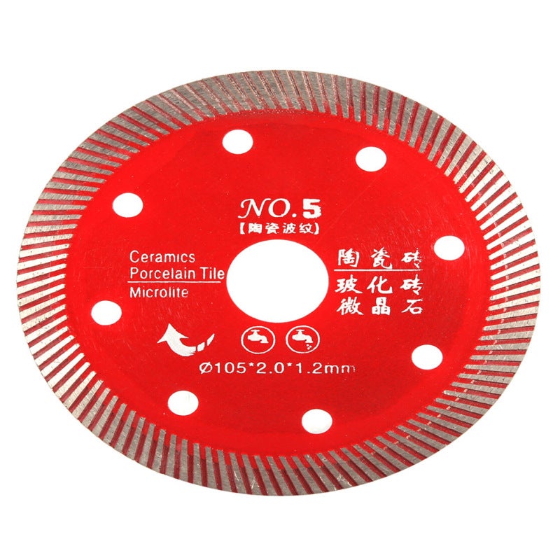 Red Diamond Saw Blade: 100% New High-quality Diamond - Sharp Efficient Durable Concrete Cutting Blade for Marble Granite Quartz Artificial Stone Cutting - Image 5