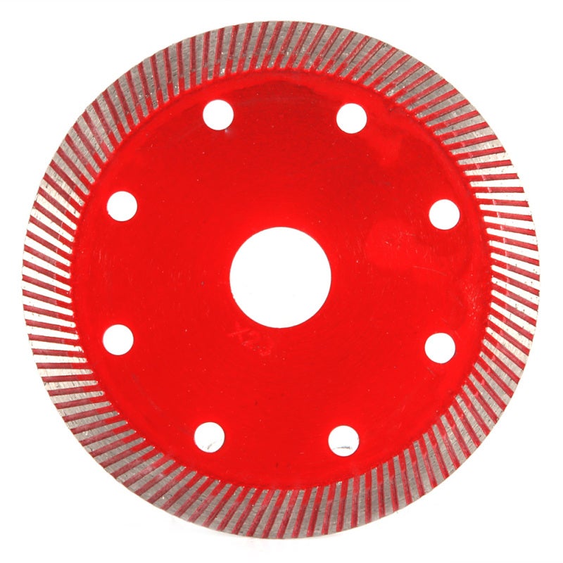 Red Diamond Saw Blade: 100% New High-quality Diamond - Sharp Efficient Durable Concrete Cutting Blade for Marble Granite Quartz Artificial Stone Cutting - Image 3