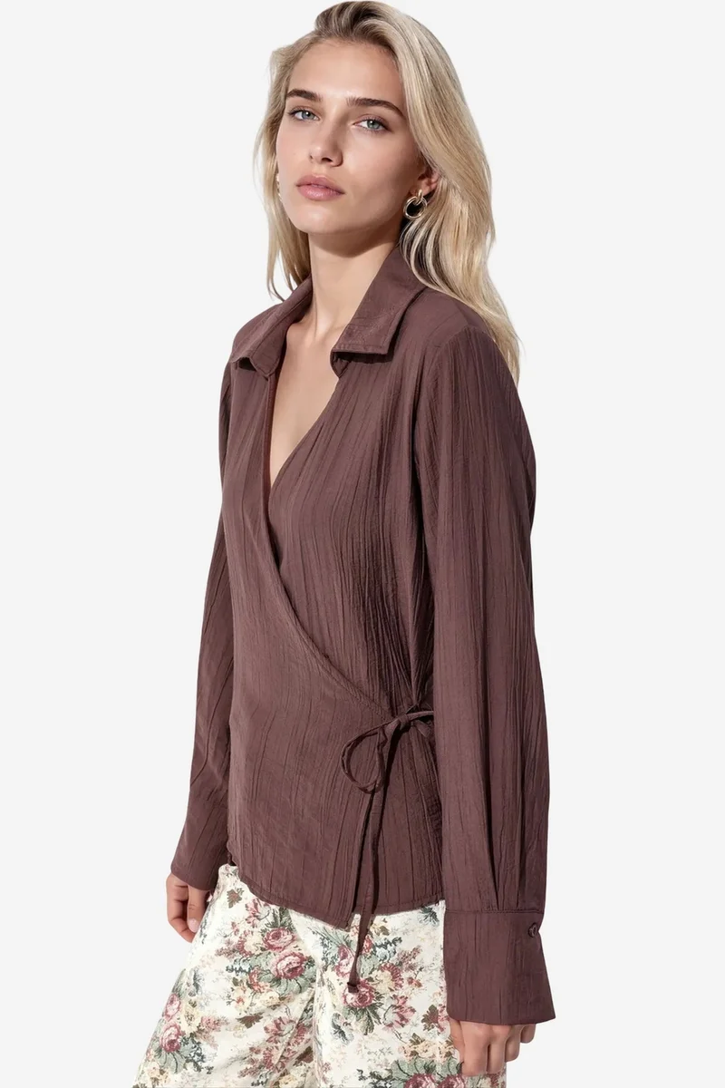 بوسيم BUSEM Women's Shirt Collar Shirt