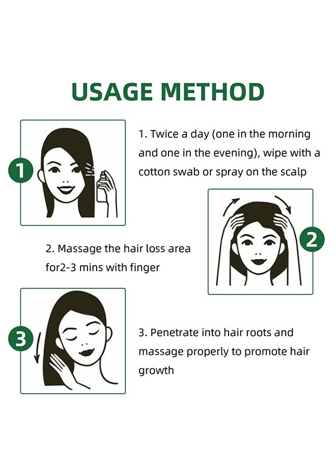 OUHOE - Ginseng Essence Moisturizing Hair Mist, Rapid Growth Hair Treatment 7 Day Hair Growth Serum Essence Oil Regrow, for Women & Men 100ML - Image 1