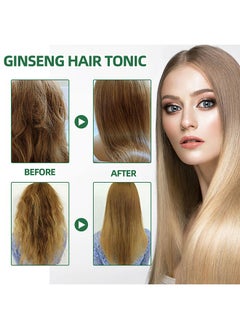 OUHOE Ginseng Essence Moisturizing Hair Mist, Rapid Growth Hair Treatment 7 Day Hair Growth Serum Essence Oil Regrow, for Women & Men 100ML  - Image 2