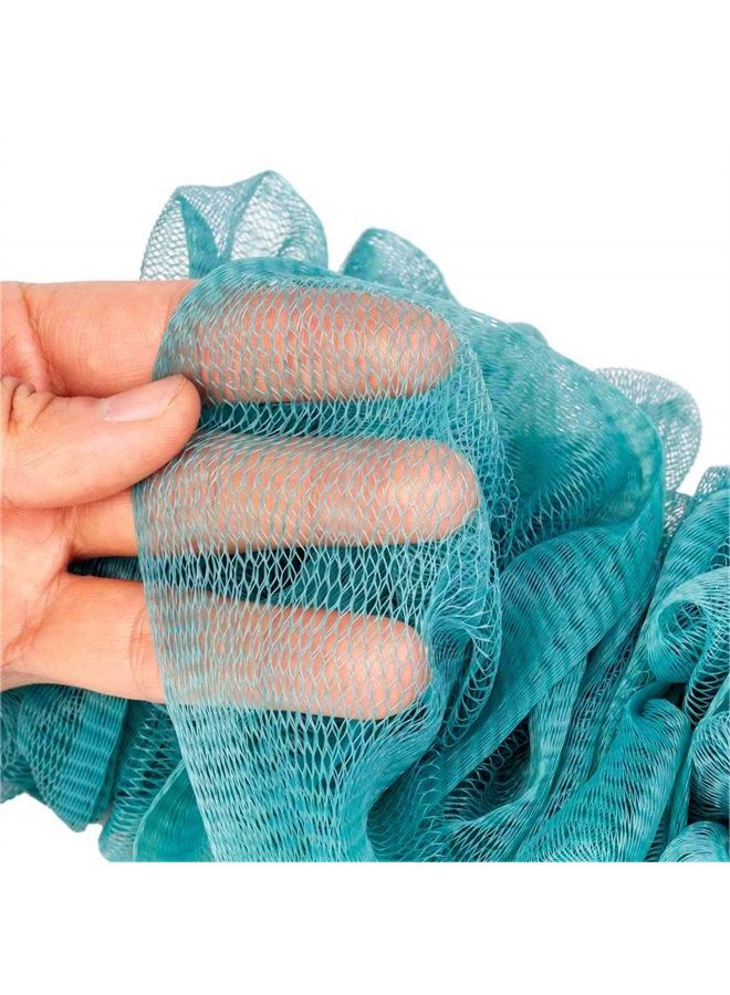 Arswin Loofah Back Scrubber for Shower, Shower Bath Body Brush with Lufas Long Handle, Soft Bath Mesh Sponge On a Stick for Men Women Elderly Kids Skin Exfoliating, Luffa for All Kinds of Skin - Image 3