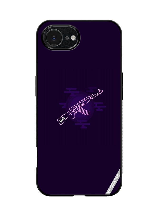VR CREATIVE Protective Case Cover For Apple iPhone 16e Ak47 Minimal Design Multicolour