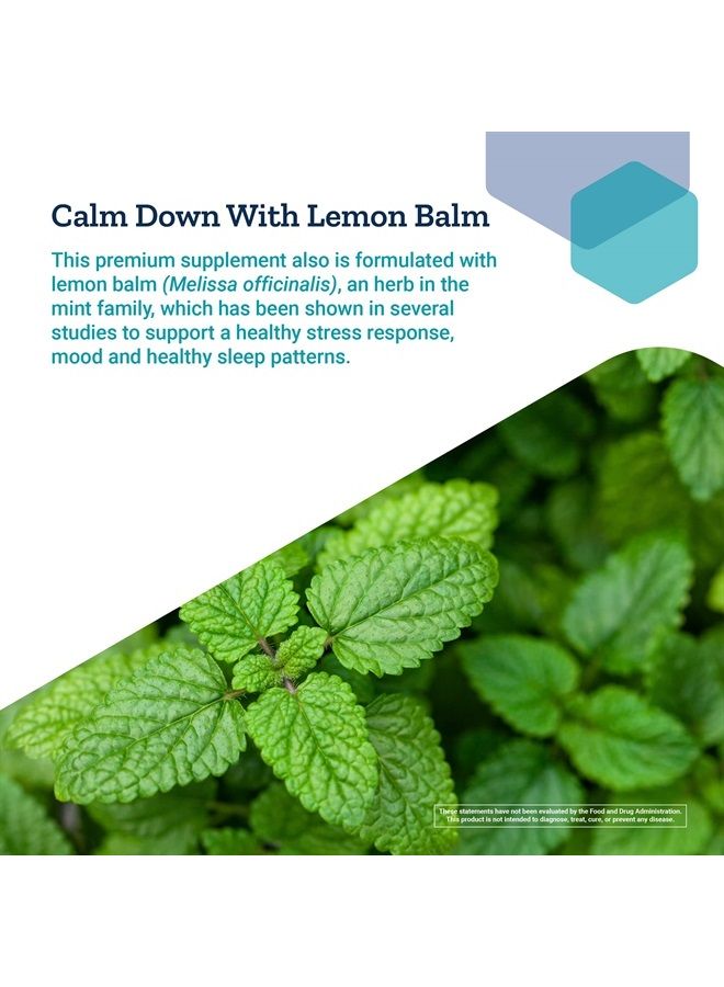 Life Extension Enhanced Stress Relief - Green Tea Derived L-Theanine and Lemon Balm Extract Supplement for Relaxation, Sleep Support, Stress Management - Gluten Free, Vegetarian - 30 Capsules - Image 5