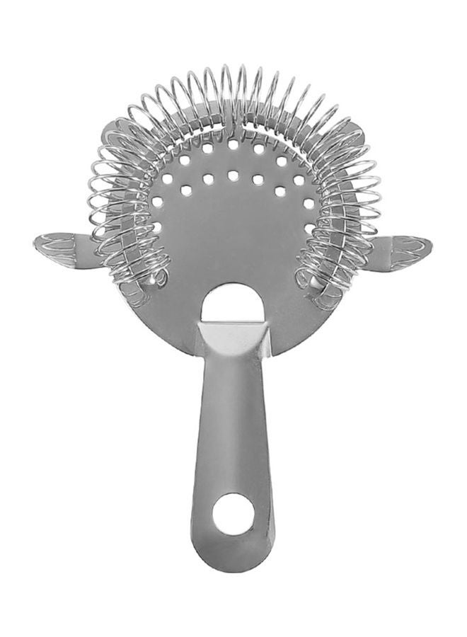 NIBEMINENT Stainless Steel Detachable Drink Ice Cube Filter Silver 