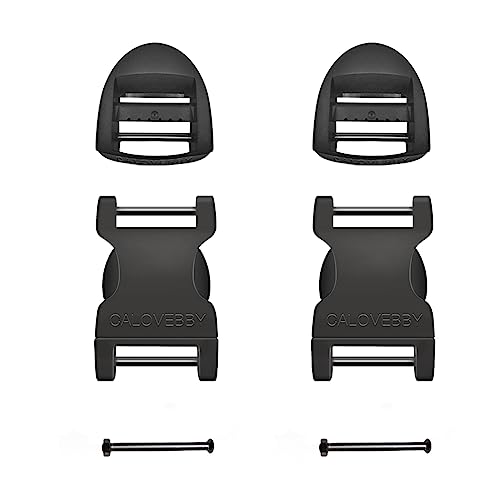 Deluxsa Field Repair Buckles for Straps 1Inch, Quick Side Release Adjustable Buckle for Straps 1 inch 2pc Quick Release Buckles(2PC) - Image 1