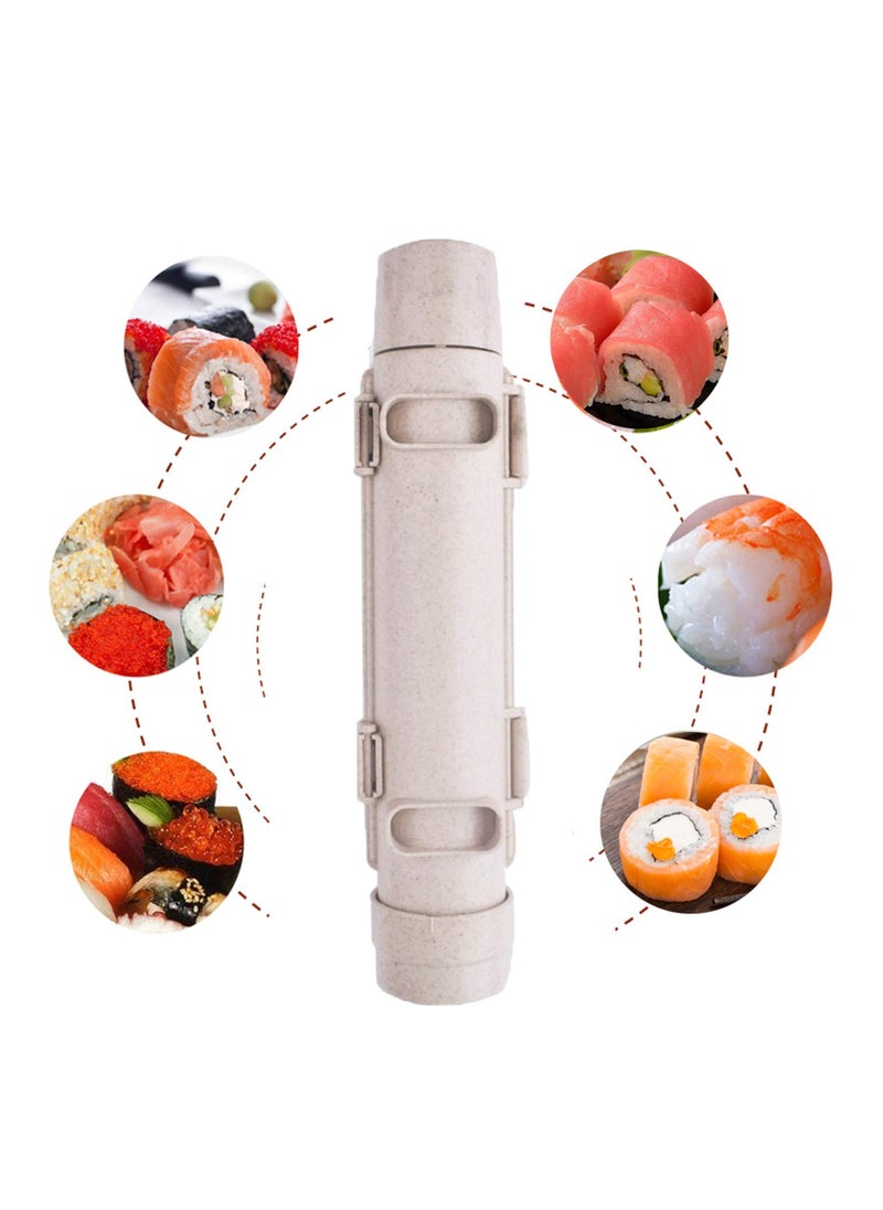 Generic - Sushi Bazooka Maker Kit - Easy DIY Sushi Roller Machine for Beginners (Apricot Color) - Fun u0026 Complete Sushi Making Tool Set for Your Kitchen - Image 1