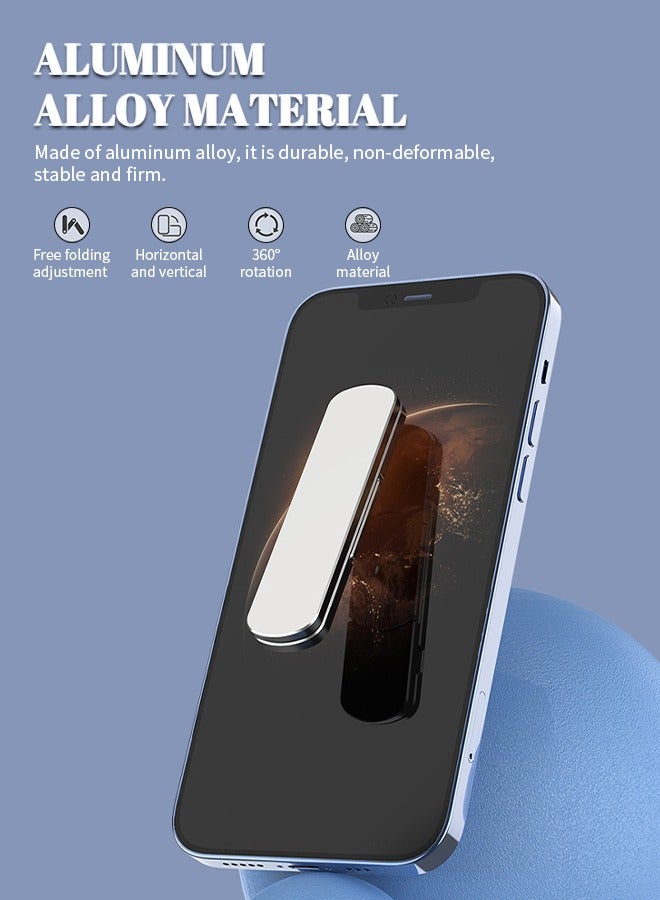 Universal Cell Phone Kickstand Desk Phone Holder Phone Grip 0-180° Free Folding Angle Adjustment Suitable for All Smartphones, Tablets - Image 4