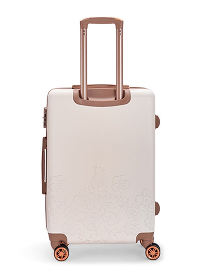 ليمرا طقم شنط سفر مكون من 6 حقائب أمتعة لون بيج/ذهبي بمقاس 32"/28"/24"/20"/15"/12 انش - Image 4