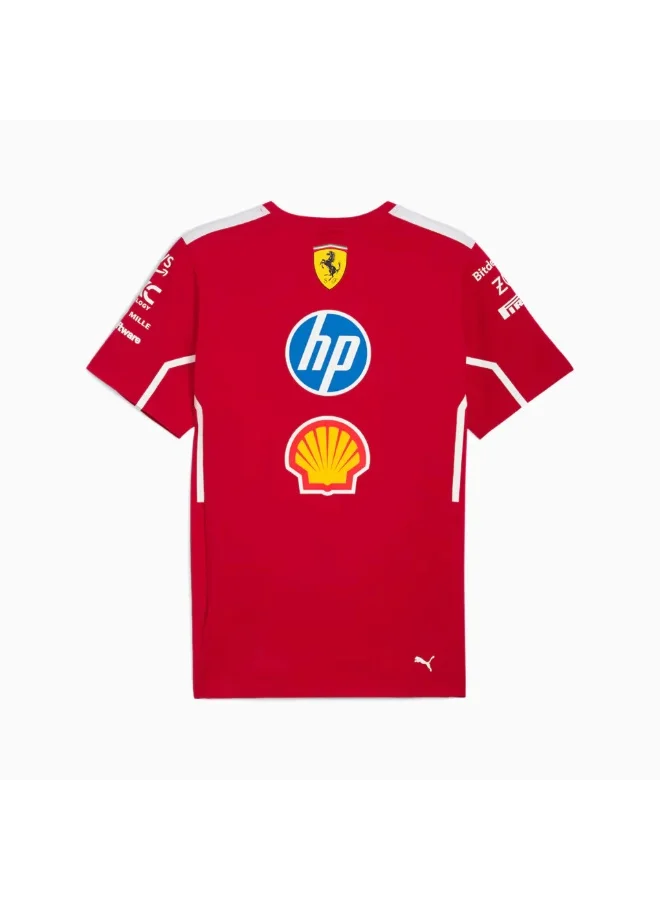 سكوديريا فيراري تيشيرت فريق سكوديريا فيراري بلون الكرز الداكن