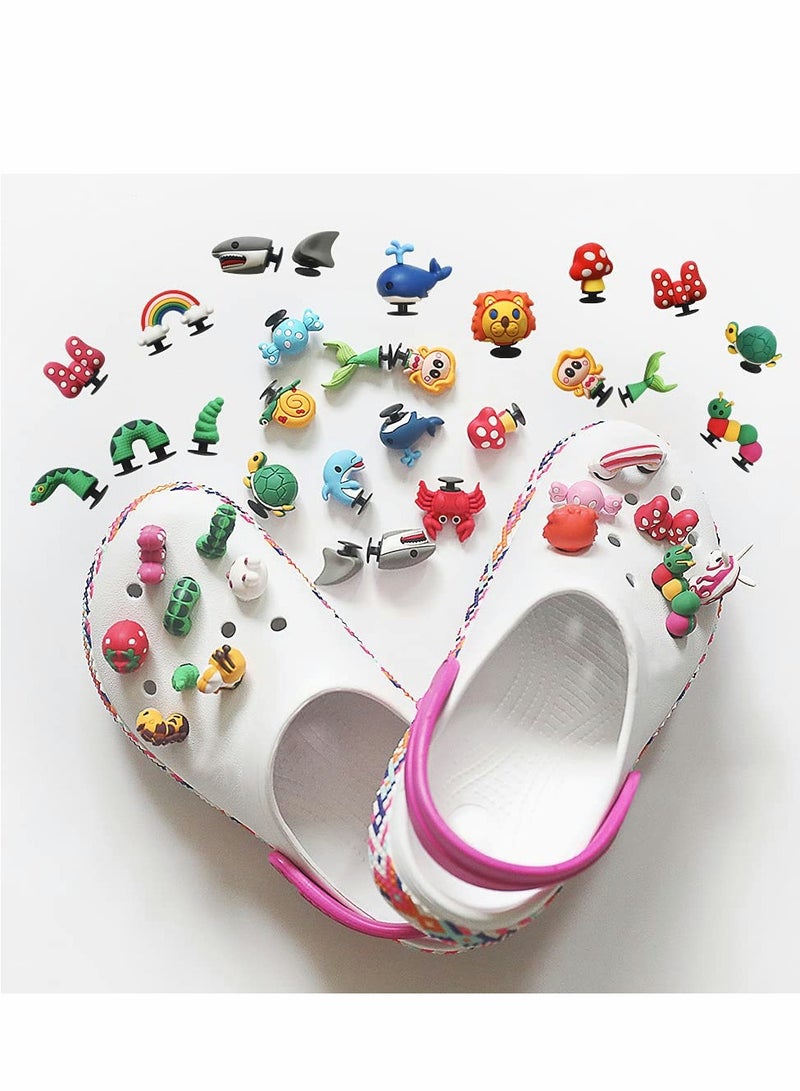 Croc Decorations Charm, Croc Jibbitz 3D Charms, Decoration for Crocs Accessories, Bracelet Wristband Charms for Women Men Boy Girl Nurse Buckle Party Favors Birthday Gifts 42 PCS… - Image 4