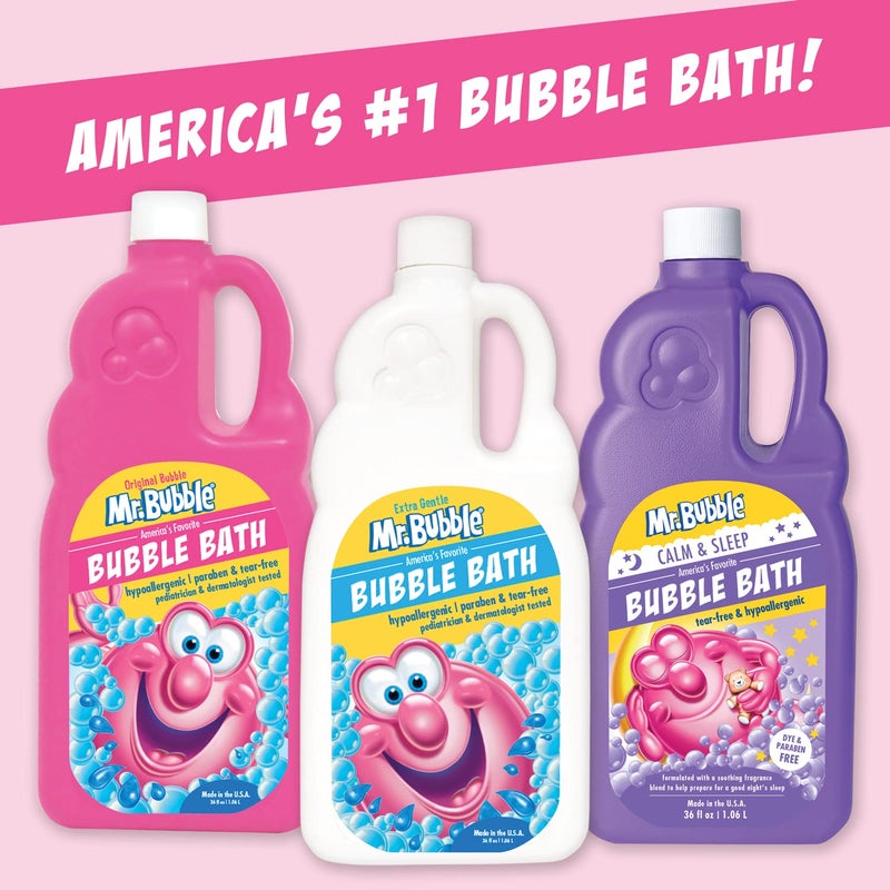 Mr. Bubble Calm & Sleep Bubble Bath (Pack of 2 Bottles, 36 fl oz Each) - Image 2