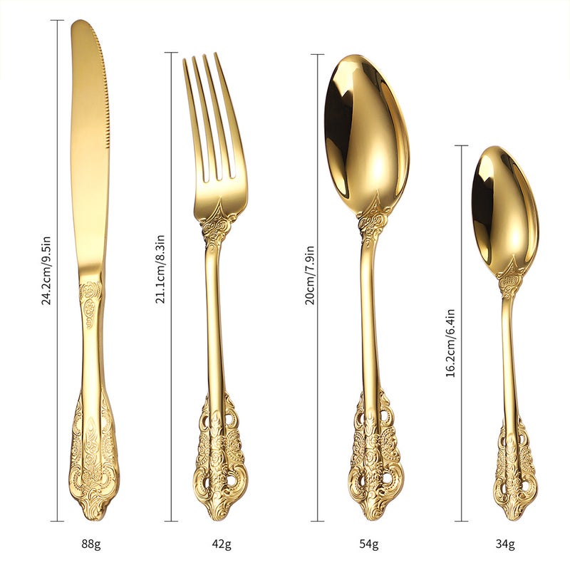 Household Flatware Set, Easy to Clean Kitchen Utensils Suitable for All Occasions - Image 2
