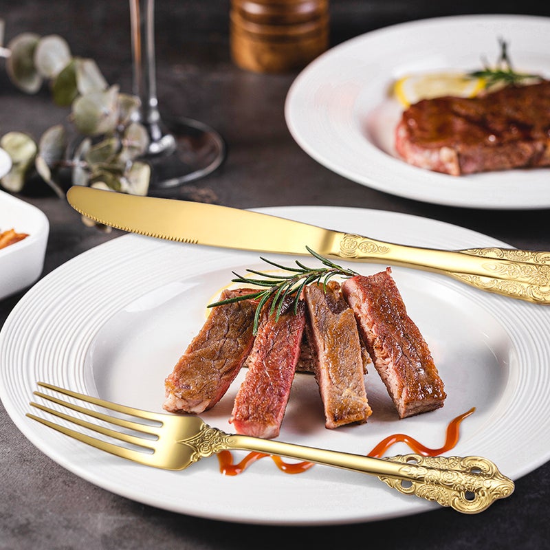 Household Flatware Set, Easy to Clean Kitchen Utensils Suitable for All Occasions - Image 5