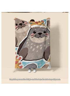 General Children's or student cartoon flannel thin blanket (warm and comfortable, suitable for sleep, games) 100cm*150cm  - Image 3
