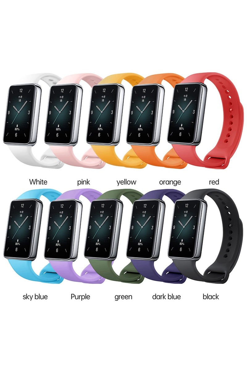 Strap Compatible with Honor band 9,Quick Release TPU Adjustable Sport Straps Universal for Men and Women,Waterproof Sweatproof Wrist Watch Band - Image 3
