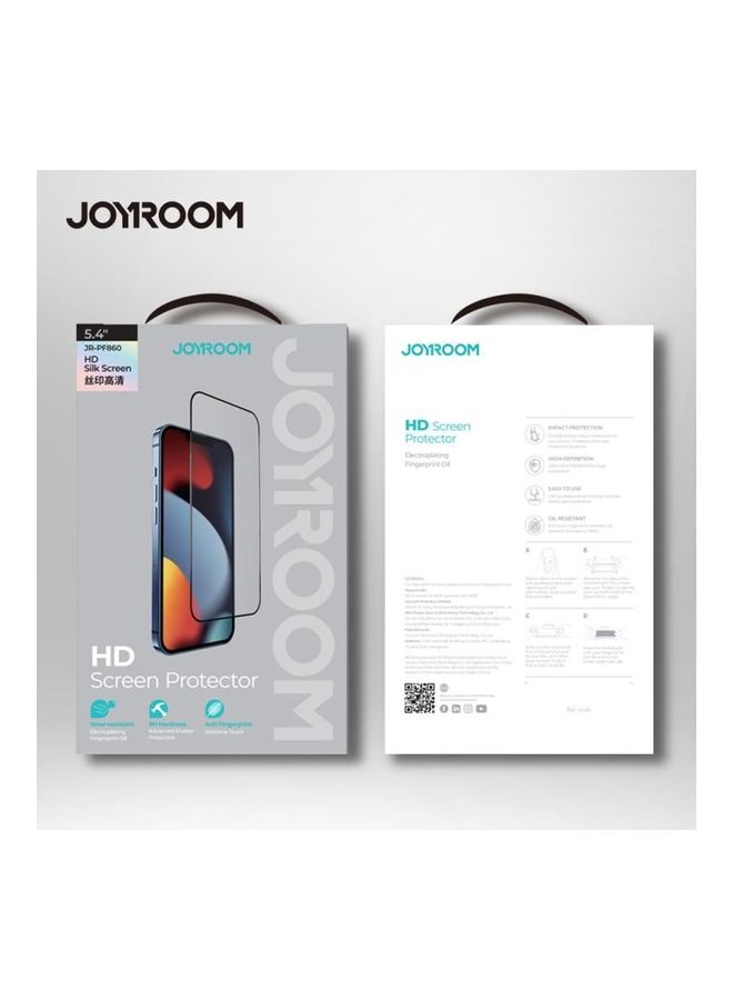 NIBEMINENT Screen Protector For Apple iPhone 13 Pro 6.1-inch Clear/Black - Image 3