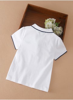 KUYEEBEAR KUYEEBEAR Summer Short Sleeve Polo Shirt for Girls  - Image 2