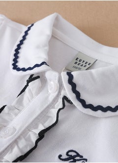 KUYEEBEAR KUYEEBEAR Summer Short Sleeve Polo Shirt for Girls  - Image 3