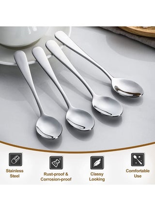 Espresso Spoons 4 Inches Stainless Steel Mini Coffee Spoons Set of 12 - pzsku/Z78D74C069D6A03D17213Z/45/_/1669576914/315f9464-425b-4703-b815-736c20deba3e