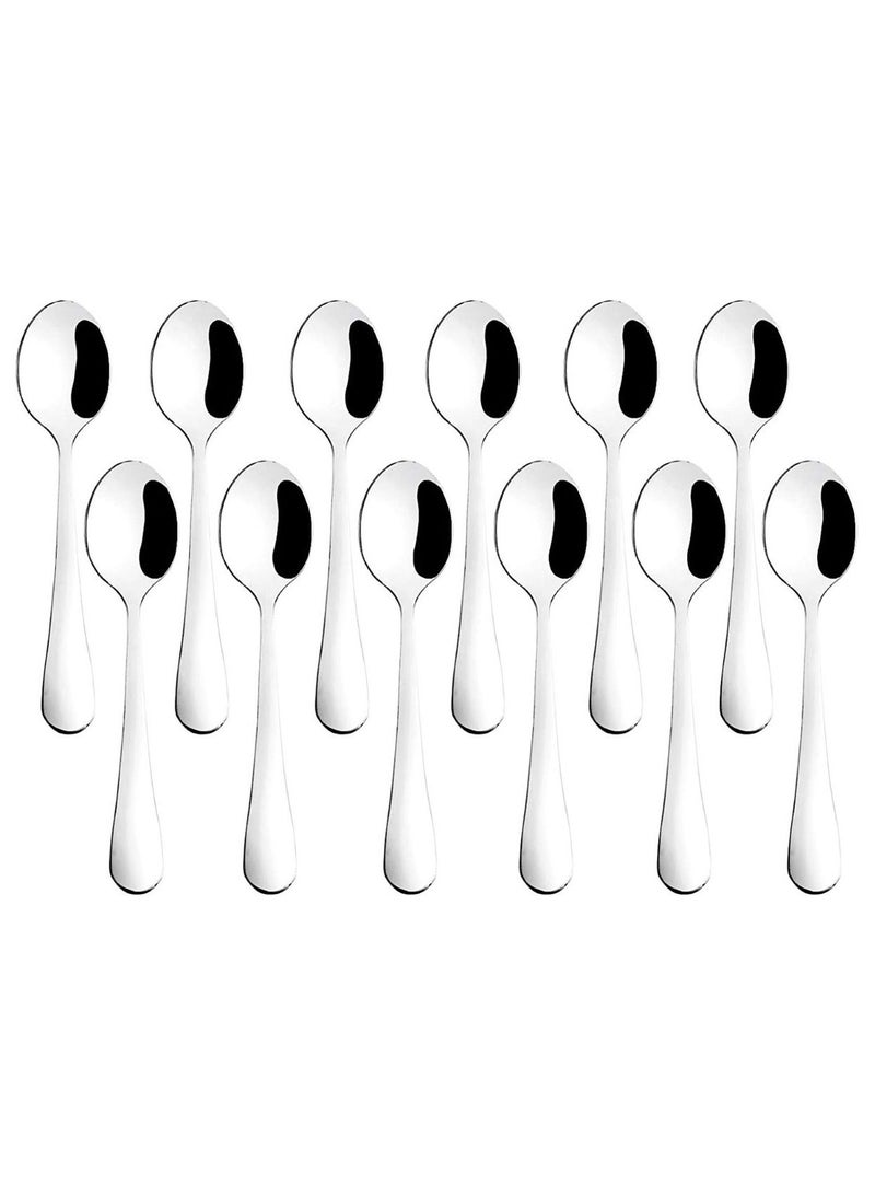 Espresso Spoons 4 Inches Stainless Steel Mini Coffee Spoons Set of 12