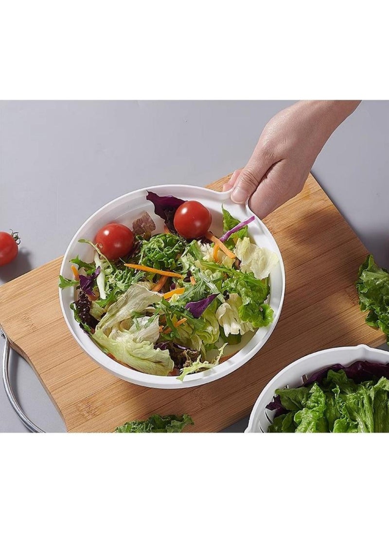 Arabest - Salad Cutter Bowl,Salad Chopper Easy Salad Maker, Veggie Choppers and Dicers,Veggie Chopper,Multi-functional Fast Salad Cutter Bowl Safe and Non-toxic Food Grade Bpa Free Material - Image 1