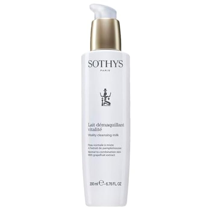 SOTHYS Vitality Cleansing Milk | Refreshing Daily Face Cleanser | Hydrating Grapefruit Extract for Normal or Combination Skin - Image 1