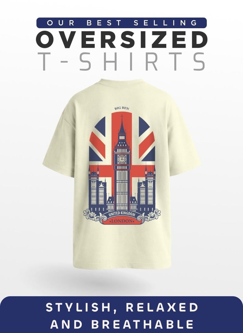 NOBERO Men Oversized Graphic Printed T-shirt - Image 3