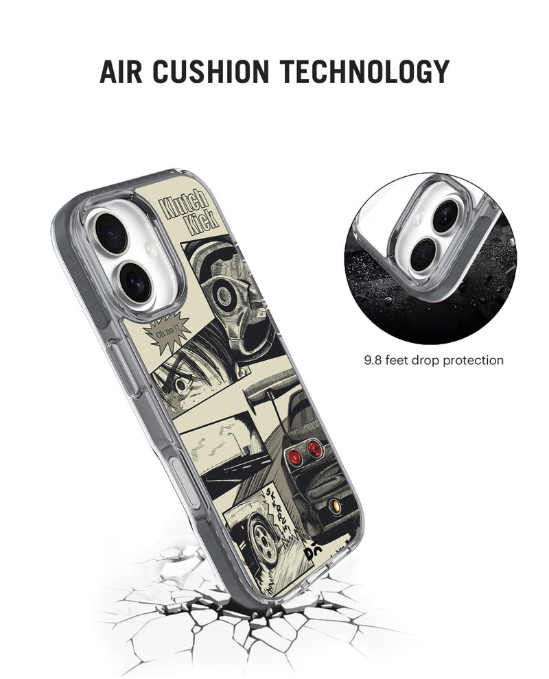 DailyObjects Case for iPhone 17 Compatible with Mag-Safe Wireless Charging, Stride 2.0 K3 The Drift Saga Slim Shockproof Back Cover with Inner Magnetic Ring - Image 5