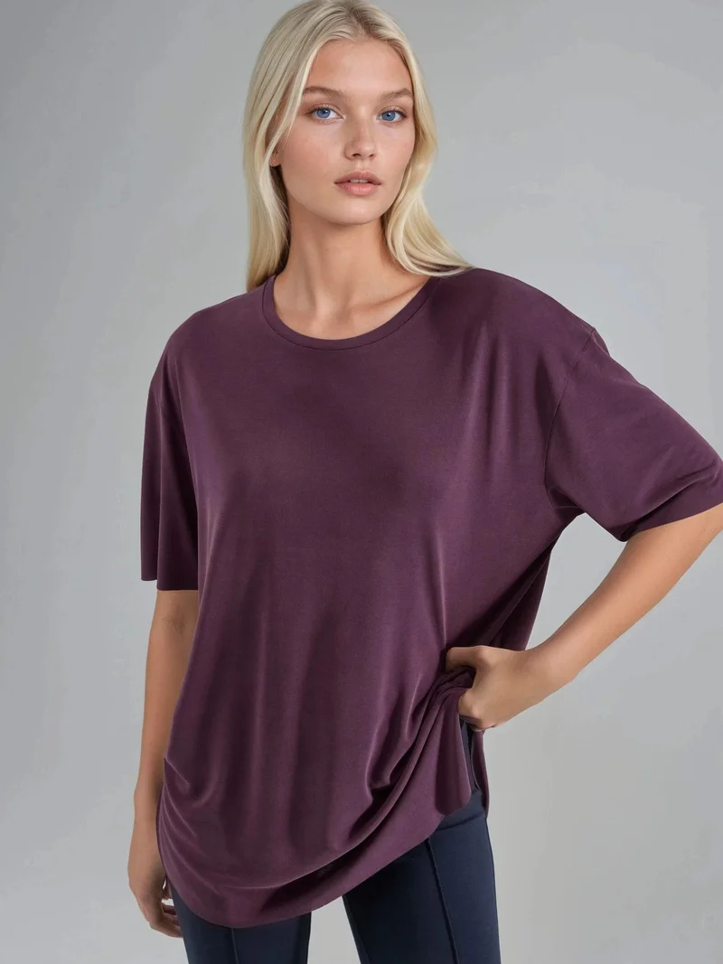 بوسيم BUSEM Loose Fit Crew Neck T-Shirt