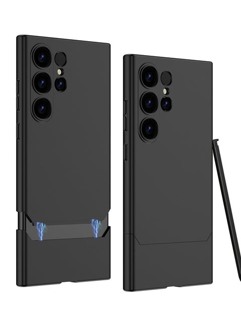 Samsung Galaxy S24 Ultra Shockproof Tenon Splicing Structure Case with Drop-Resistant Design - Sleek Protective Cover for Everyday Use in Black