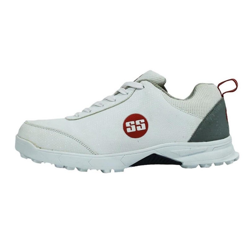 SS Slasher White/Grey/Red Cricket Shoes, UK 10 / EU 44 - Image 3