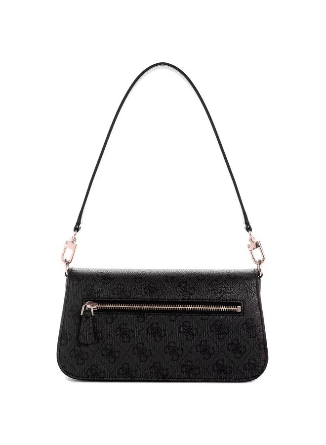 Guess Women’s Coal Black Shoulder Bag HWESG951320 – Sleek Leather Design - Image 2