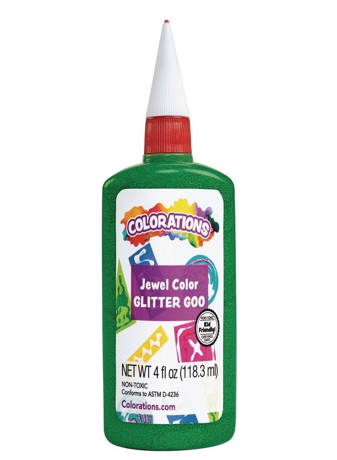 Colorations® Glitter Goo, 6 Colors, Each 4oz, Use with Crafts, Great for Home or School Use, Great for Arts & Crafts, Decorating, Slime, Holiday Party, Weddings, Safe & Non Toxic Glitter Gloo - Image 2