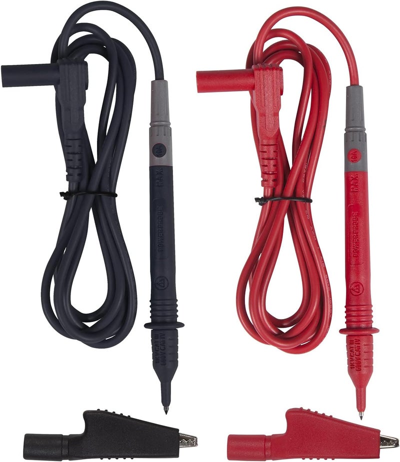 DMM Leads Kit (PPTK0001) [Diagnostic Car Test Tool, Digital Multimeter Leads, Replacement Lead, Electronic Diagnosis, Car Test Meter]
