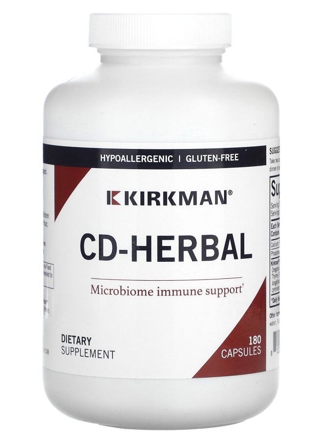 Kirkman Labs CDHerbal 180 Capsules 