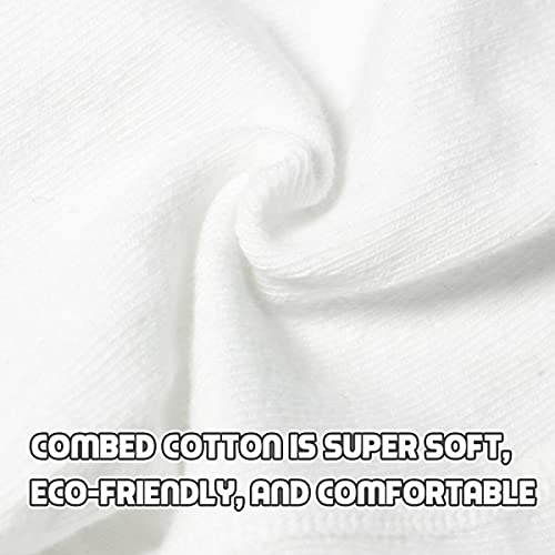 BEAR MUM Baby Girls' Seamless Organic Cotton Tights White 12-24month - Image 4