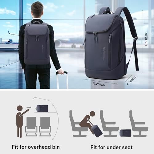 BANGE Commute backpack can hold 15.6 inch laptop,Flight approved carry on backpack for men and woman - Image 4