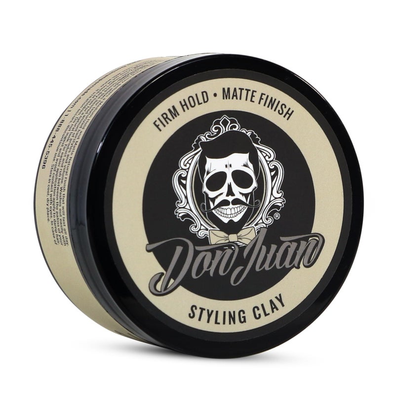 don juan Handcrafted Styling Clay Pomade  120ml Medium Hold Matte Natural Finish WaterBased Summer Breeze Scent - Image 2