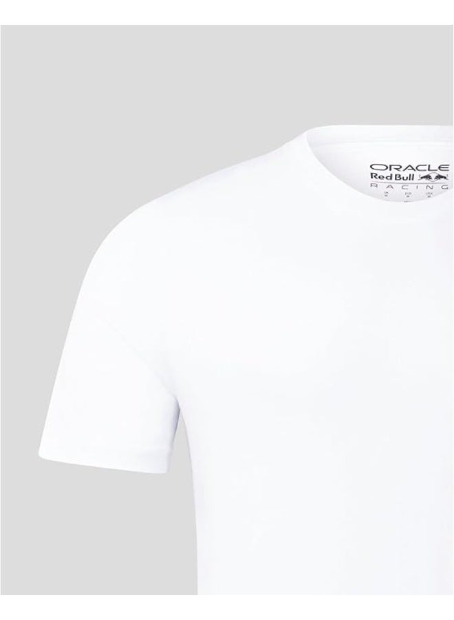 Red Bull Racing F1 Core Color Logo T-Shirt White - Image 3