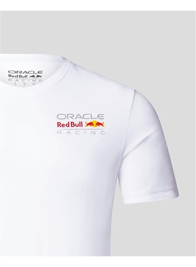 Red Bull Racing F1 Core Color Logo T-Shirt White - Image 4