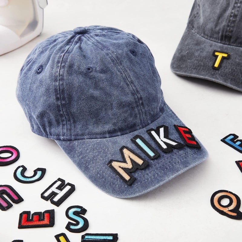 Bright Creations Iron On Letters & Patches - 104 Pieces, 1.4 x 1 in, Multicolor Embroidered - Letter Iron On Patches for Clothing & Backpacks - Image 2