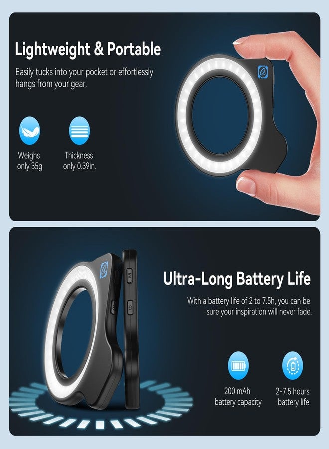 APEXEL 10-20X Macro Lens for iPhone & Android Phones | HD Photography Lens Kit with Universal Clip & 45-Mode Fill Light | Capture Still Life Close-Ups, Insects, Plants, Jewelry, Food & Small Objects - Image 4