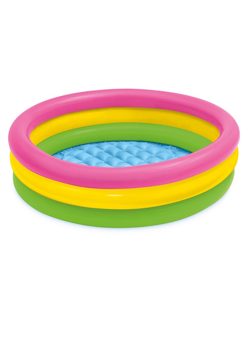 INTEX Sunset Glow Inflatable Kiddie Pool -34x10inch  - Image 1
