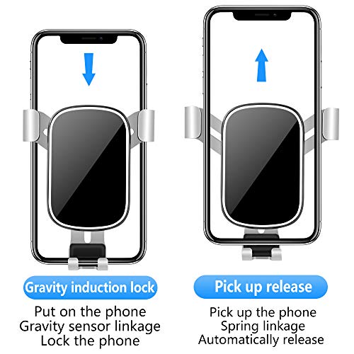 musttrue LUNQIN Car Phone Holder for Mercedes Benz C-Class 2019 2020 2021 C300 C63 C43 & GLC-Class 2020 2021 2022 GLC300 GLC63 GLC43 Auto Accessories Phones Mount Cell Cellphone Mobile Cradle Charging Bracket - Image 3