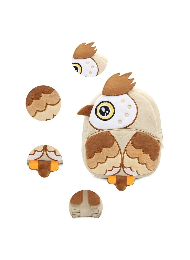 YD Cute Toddler Backpack Toddler Bag Plush Animal Cartoon Mini Travel Bag for Baby Girl Boy 2-6 Years - Image 5
