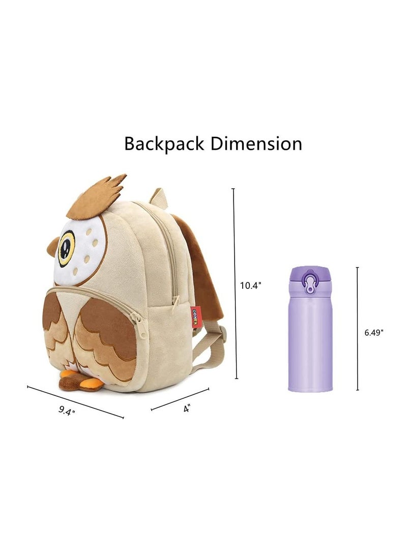 YD Cute Toddler Backpack Toddler Bag Plush Animal Cartoon Mini Travel Bag for Baby Girl Boy 2-6 Years - Image 4